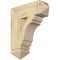 Ekena Millwork Olympic Arts & Crafts Rough Sawn Bracket, Douglas Fir, 6"W x 20"D x 24"H BKT06X20X24OLY03RDF - alternate 1